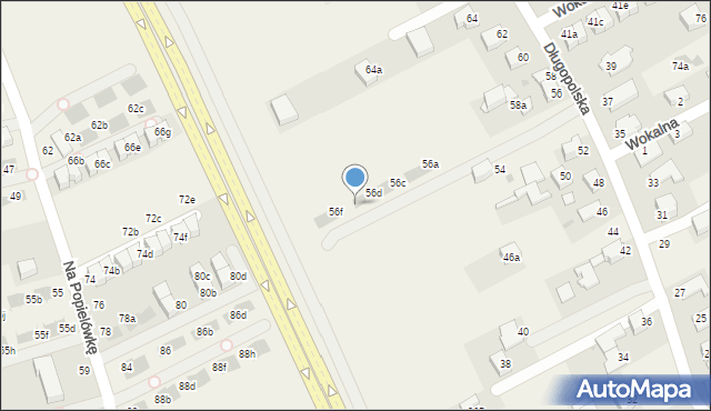 Zielonki, Długopolska, 56e, mapa Zielonki