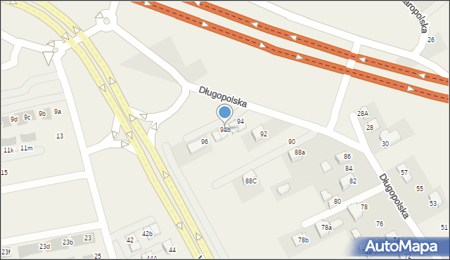 Zielonki, Długopolska, 94b, mapa Zielonki