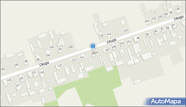 Złochowice, Długa, 109, mapa Złochowice