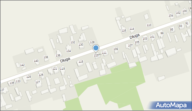 Złochowice, Długa, 113, mapa Złochowice