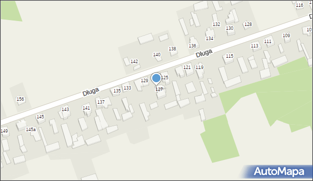 Złochowice, Długa, 127a, mapa Złochowice