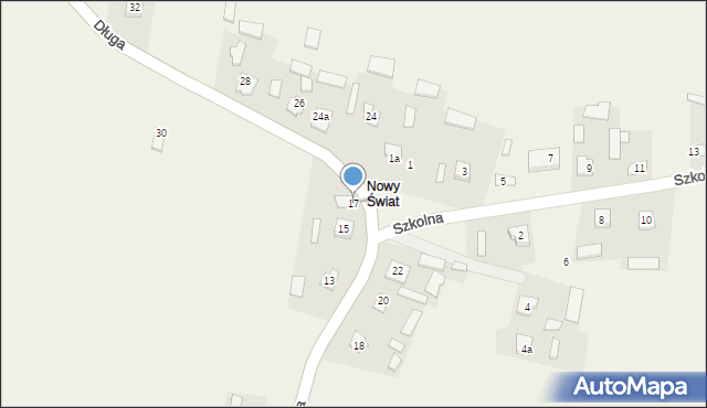 Żurawce, Długa, 17, mapa Żurawce