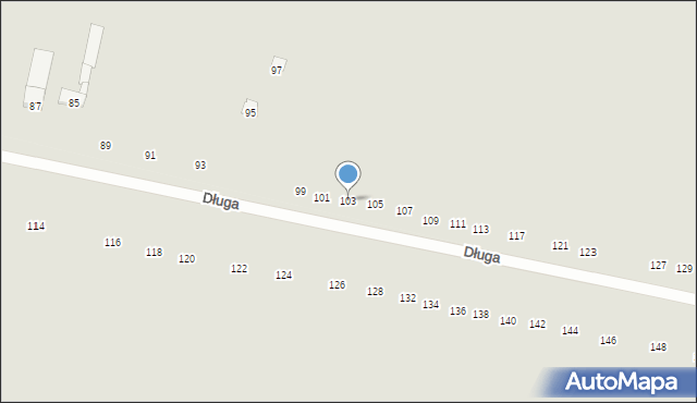 Zwoleń, Długa, 103, mapa Zwoleń