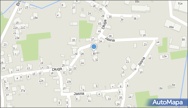 Żywiec, Długa, 30, mapa Żywiec