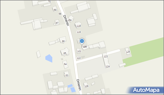 Dmenin, Dmenin, 120a, mapa Dmenin