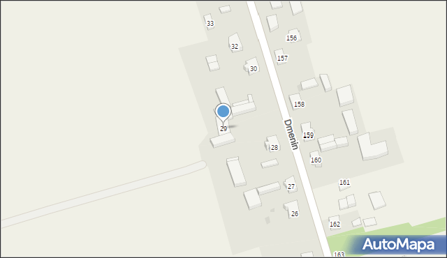 Dmenin, Dmenin, 29, mapa Dmenin