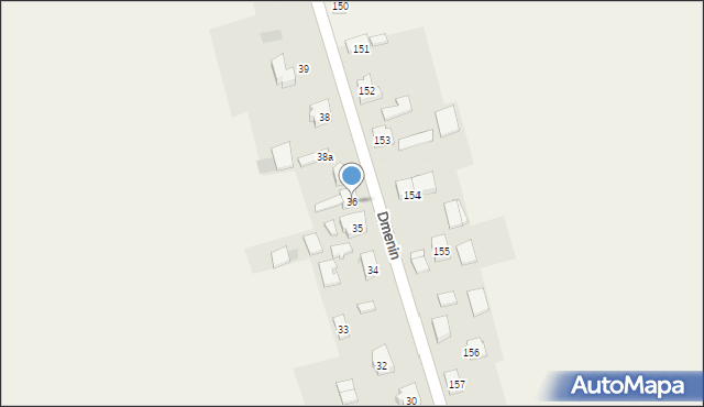 Dmenin, Dmenin, 36, mapa Dmenin