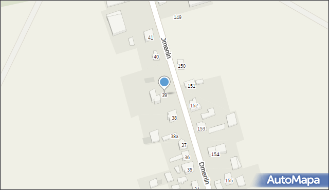 Dmenin, Dmenin, 39, mapa Dmenin