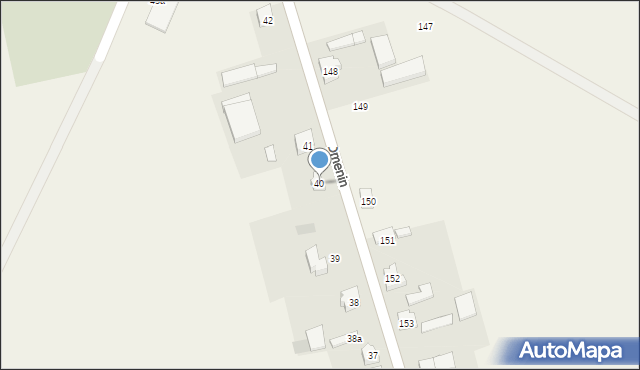 Dmenin, Dmenin, 40, mapa Dmenin
