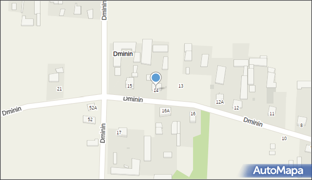 Dminin, Dminin, 14, mapa Dminin