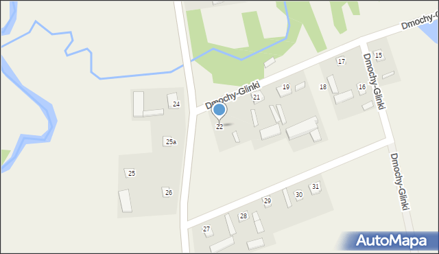 Dmochy-Glinki, Dmochy-Glinki, 22, mapa Dmochy-Glinki