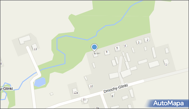 Dmochy-Glinki, Dmochy-Glinki, 7, mapa Dmochy-Glinki