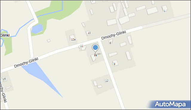 Dmochy-Glinki, Dmochy-Glinki, 9a, mapa Dmochy-Glinki