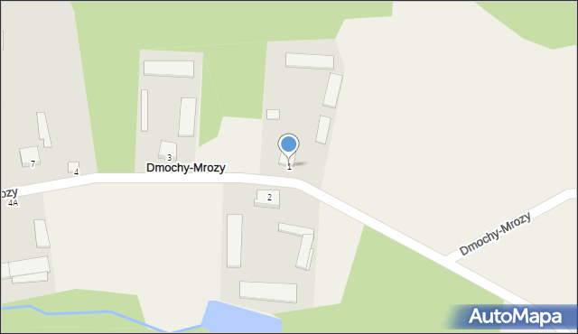 Dmochy-Mrozy, Dmochy-Mrozy, 1, mapa Dmochy-Mrozy