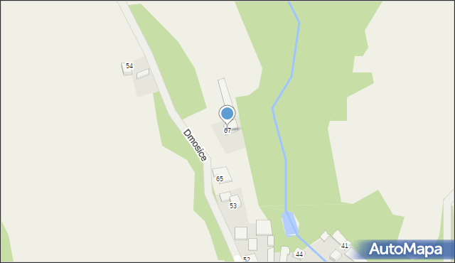 Dmosice, Dmosice, 67, mapa Dmosice