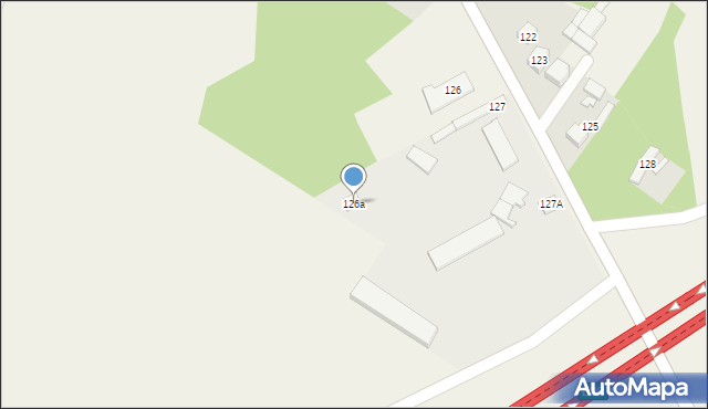 Dmosin, Dmosin, 126a, mapa Dmosin