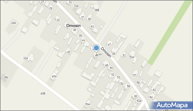 Dmosin, Dmosin, 46, mapa Dmosin