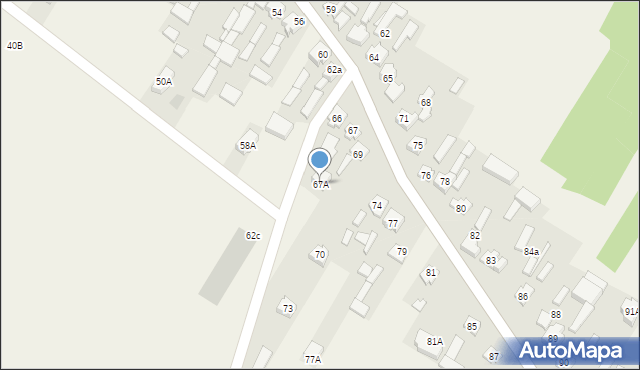 Dmosin, Dmosin, 67A, mapa Dmosin