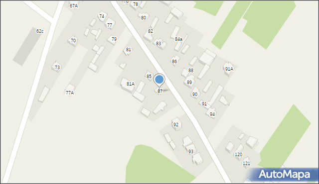 Dmosin, Dmosin, 87, mapa Dmosin