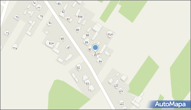 Dmosin, Dmosin, 91, mapa Dmosin