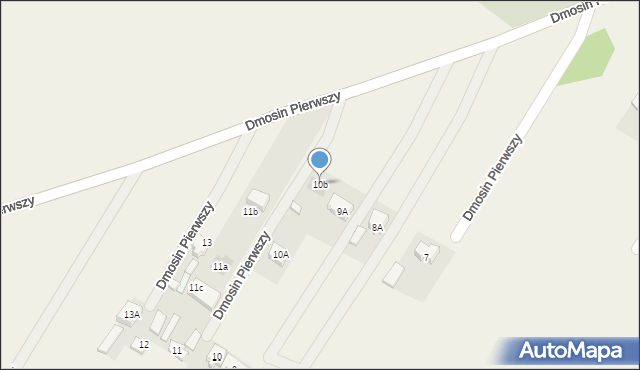 Dmosin Pierwszy, Dmosin Pierwszy, 10b, mapa Dmosin Pierwszy