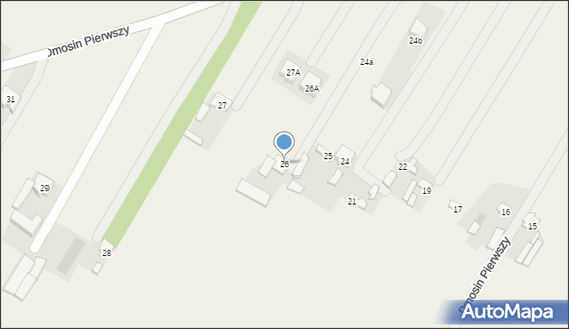 Dmosin Pierwszy, Dmosin Pierwszy, 26, mapa Dmosin Pierwszy