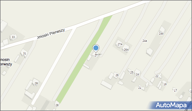 Dmosin Pierwszy, Dmosin Pierwszy, 27, mapa Dmosin Pierwszy