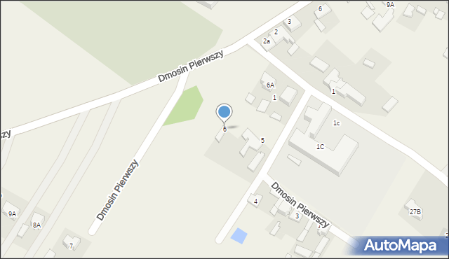 Dmosin Pierwszy, Dmosin Pierwszy, 6, mapa Dmosin Pierwszy