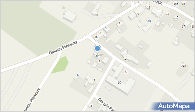 Dmosin Pierwszy, Dmosin Pierwszy, 6A, mapa Dmosin Pierwszy