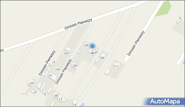 Dmosin Pierwszy, Dmosin Pierwszy, 9A, mapa Dmosin Pierwszy
