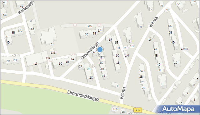 Jawor, Dmowskiego Romana, 4B, mapa Jawor