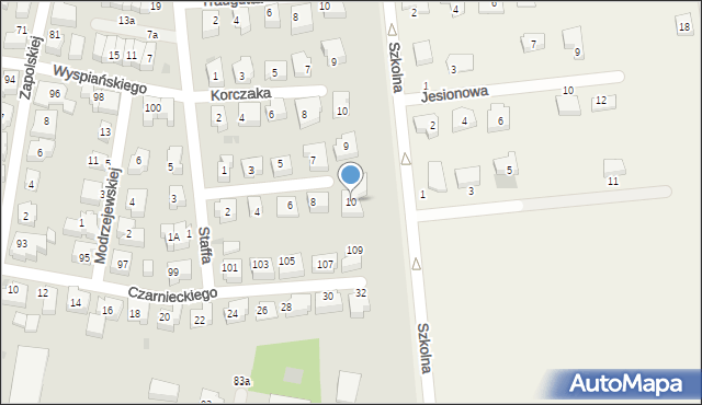 Pruszcz Gdański, Dmowskiego Romana, 10, mapa Pruszcz Gdański