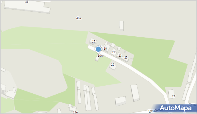 Sosnowiec, Dmowskiego Romana, 29a, mapa Sosnowca