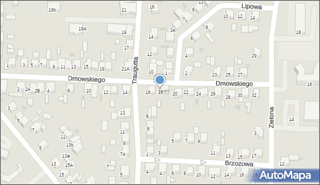 Starogard Gdański, Dmowskiego Romana, 18, mapa Starogard Gdański