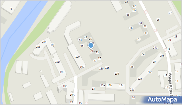 Wrocław, Dmowskiego Romana, 71, mapa Wrocławia