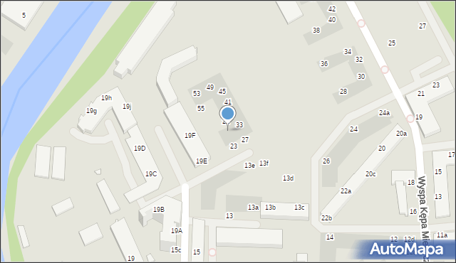 Wrocław, Dmowskiego Romana, 75, mapa Wrocławia