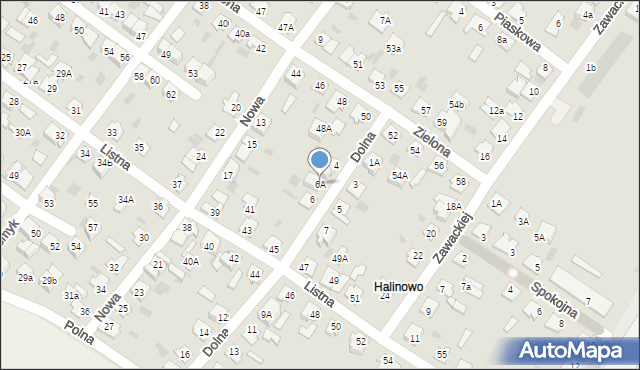 Aleksandrów Kujawski, Dolna, 6A, mapa Aleksandrów Kujawski