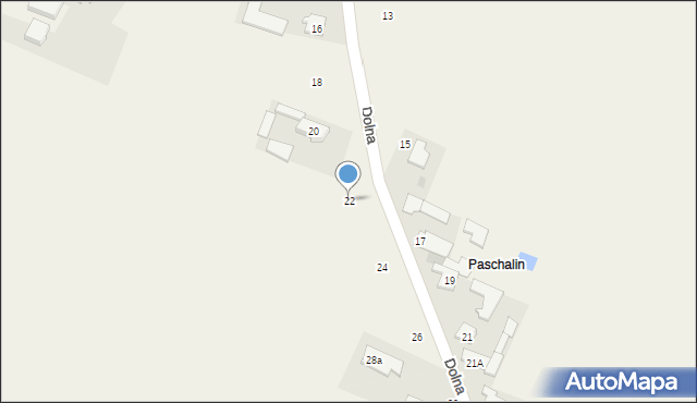 Babice Nowe, Dolna, 22, mapa Babice Nowe