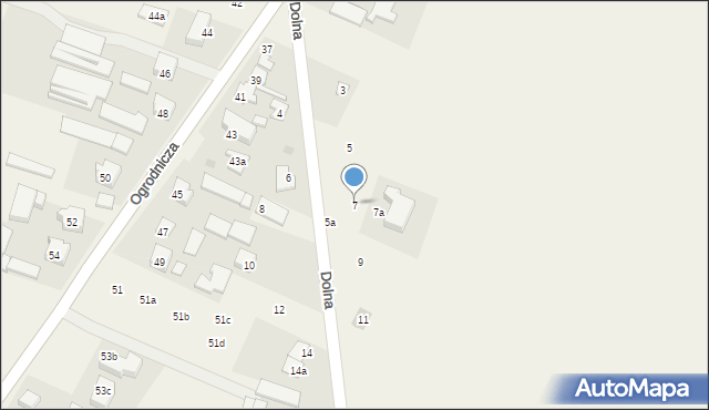 Babice Nowe, Dolna, 7, mapa Babice Nowe
