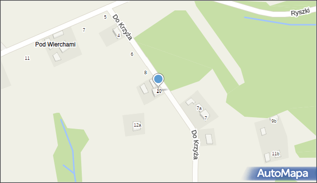 Barcice, Do Krzyża, 10, mapa Barcice