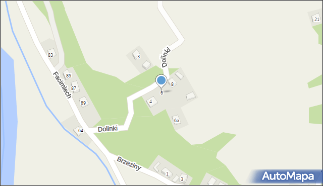 Barcice, Dolinki, 6, mapa Barcice