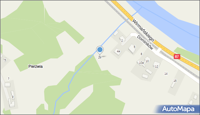 Barcice, Dominików, 2b, mapa Barcice