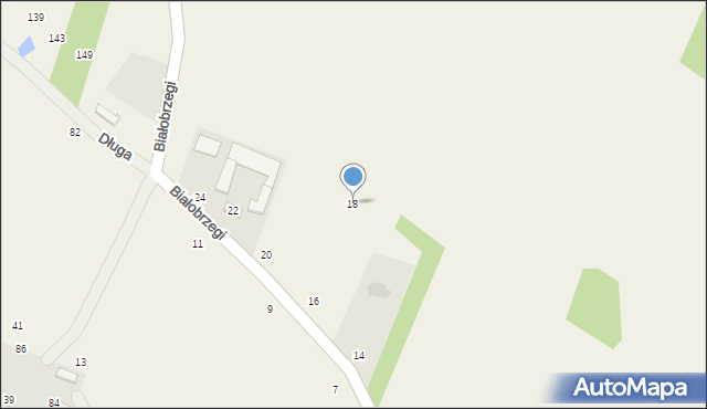 Białobrzegi, Dojazdowa, 18, mapa Białobrzegi