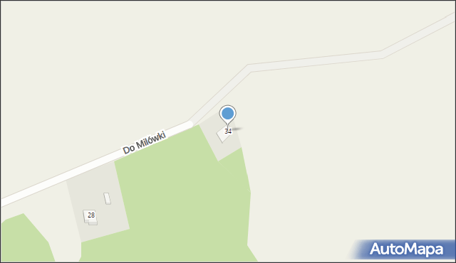 Bielkówko, Do Milówki, 34, mapa Bielkówko