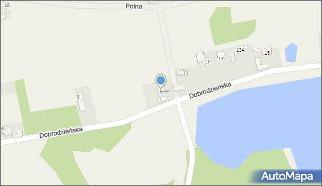 Biestrzynnik, Dobrodzieńska, 7, mapa Biestrzynnik