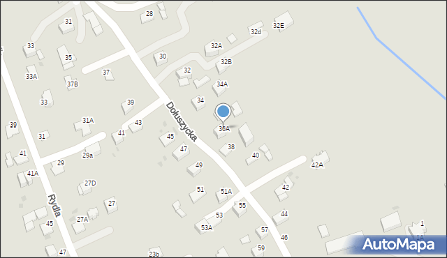 Bochnia, Dołuszycka, 36A, mapa Bochni