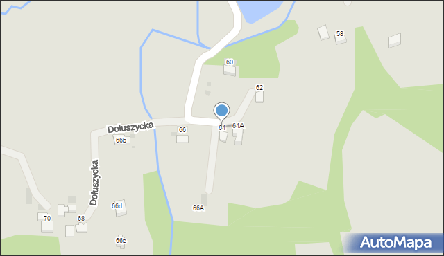 Bochnia, Dołuszycka, 64, mapa Bochni