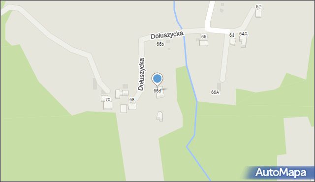 Bochnia, Dołuszycka, 66d, mapa Bochni