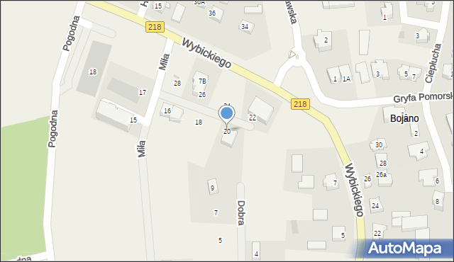 Bojano, Dobra, 20, mapa Bojano