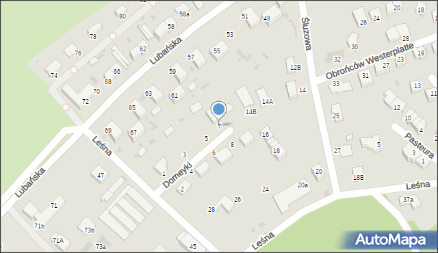 Bolesławiec, Domeyki Ignacego, 7, mapa Bolesławca